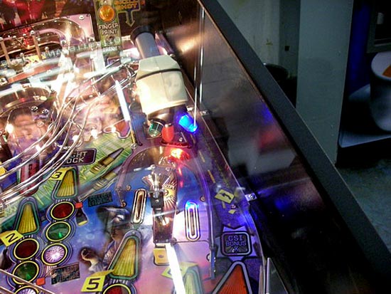 The right side of the playfield