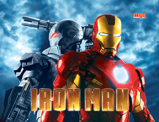 Stern's Iron Man translite