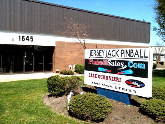 The Jersey Jack Pinball factory