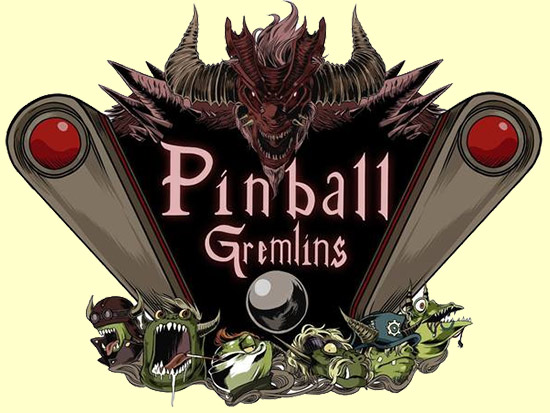 Vonnie D' Pinball Gremlins logo