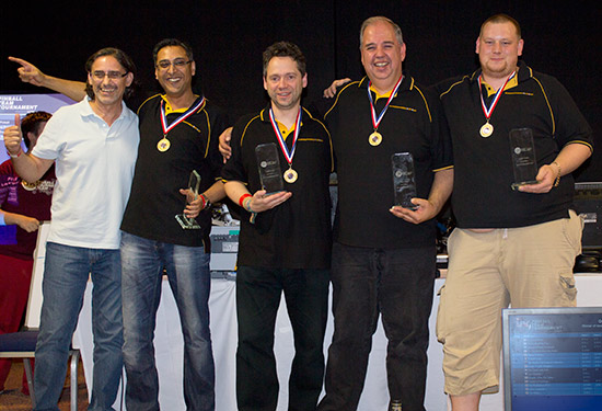 Winners of the UK Pinball Team Tournament 2013, Surrey Pinball