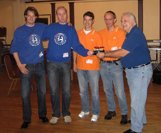 The victorious Dutch Pinball Team