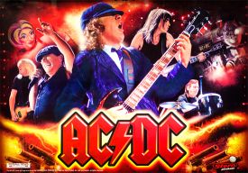 The AC/DC translite on the Pro edition 