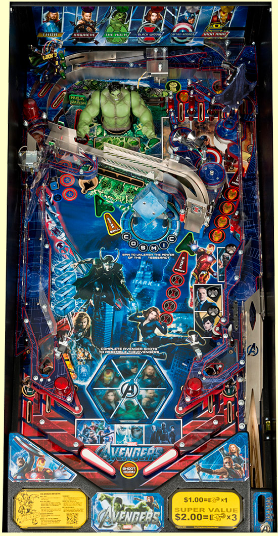 The Avengers Pro playfield
