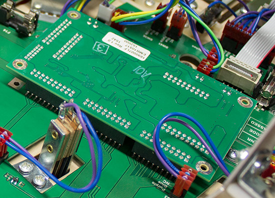 One of the two PD-LED boards