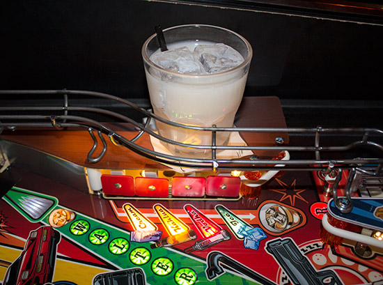 The White Russian on the right side of the playfield
