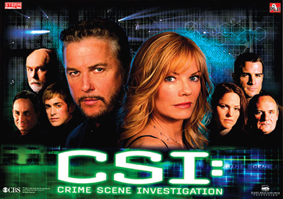 CSI backglass