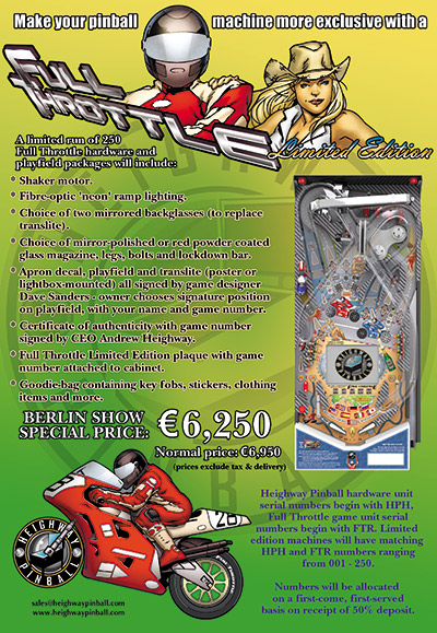 The flyer for the Limited Edition