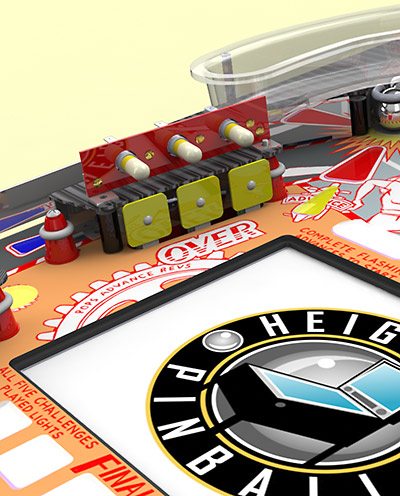 A render of the centre left of the playfield