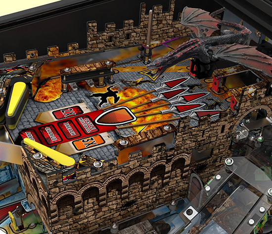 The castle upper playfield