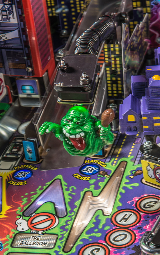 The slimer toy on the Pro