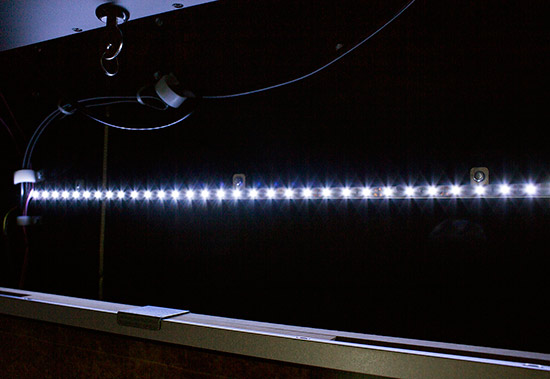 The LED lighting strip