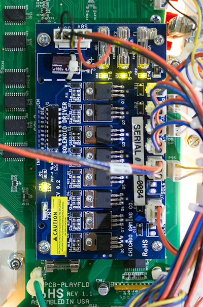 One of the three driver boards