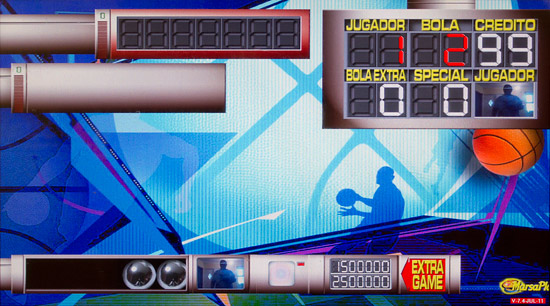 The main gameplay display