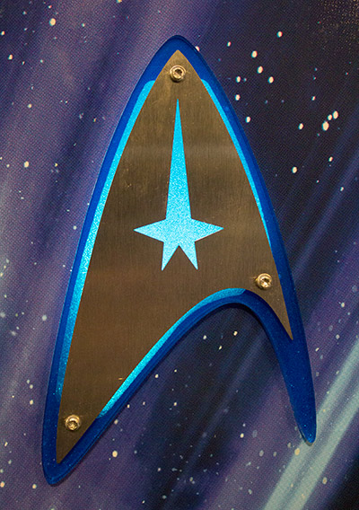 The Starfleet emblem