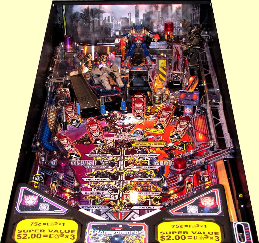 The Transformers playfield