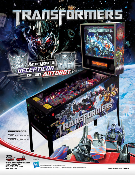 The Transformers flyer front