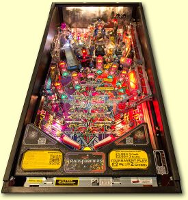 The Transformers Pro playfield
