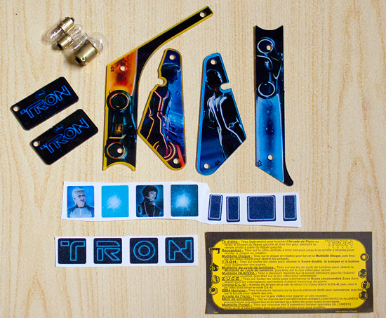Contents of the Tron goodie bag