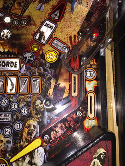 The bottom-right of the playfield