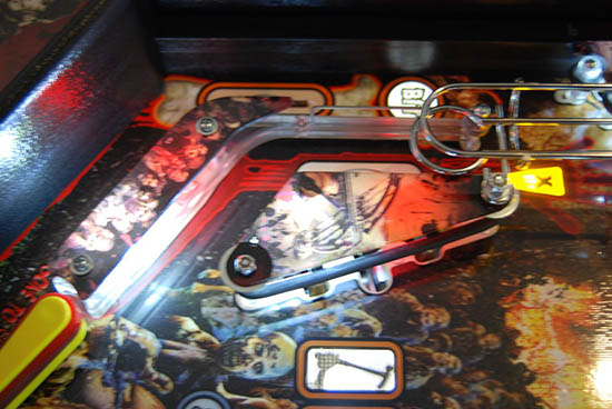 bottom left of the playfield