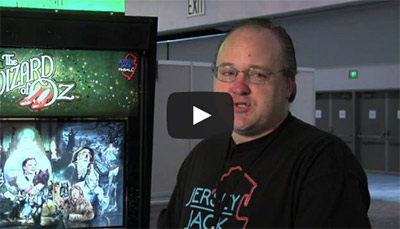 Wizard of Oz Pinball Interviews with Jersey Jack Pinball at E3 Expo from Performancepinball.com