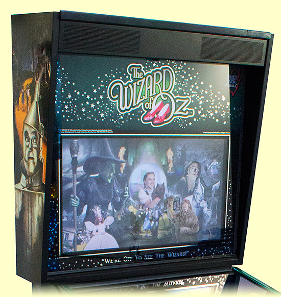 The backbox on The Wizard of Oz