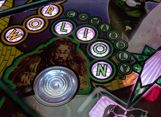 The Cowardly Lion rollover button