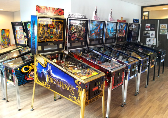 The Ministry of Pinball showroom