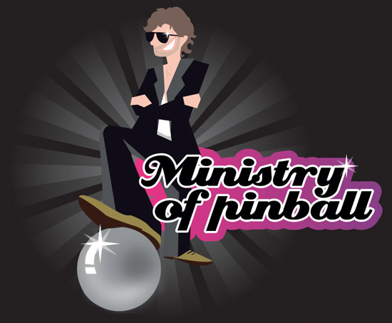 The Ministry of Pinball logo
