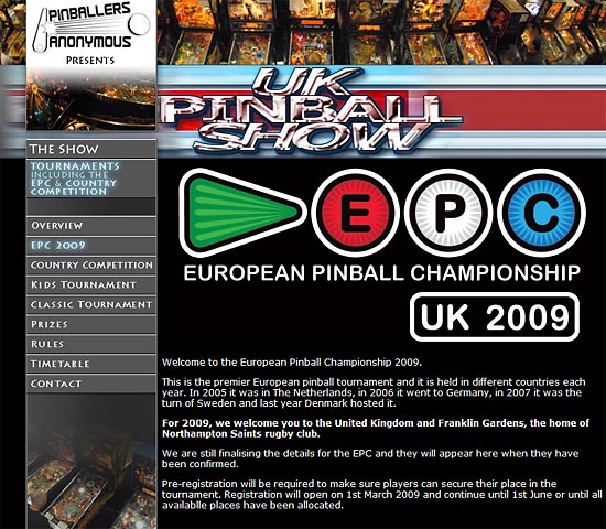 The EPC webpage