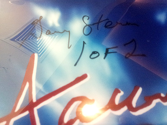 Signed by Gary Stern