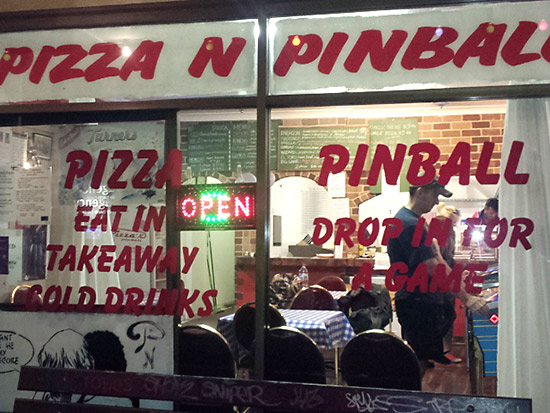 Pizza N Pinball in Newcastle