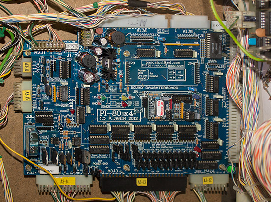 The whole PI-80 X4 MCU board