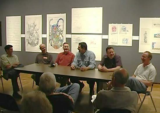 Panel discussion at the exhibition