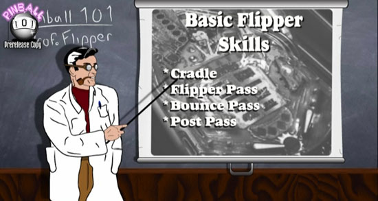 Professor Flipper's basic skills tutorial