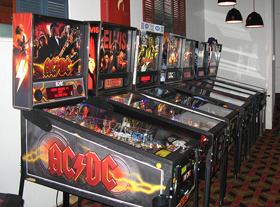Pinball HQ at Coogee Diggers in the Coogee Randwick RSL Club