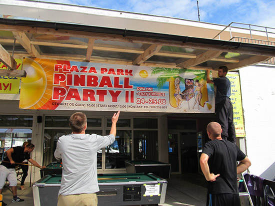 Plaza Park Pinball Party