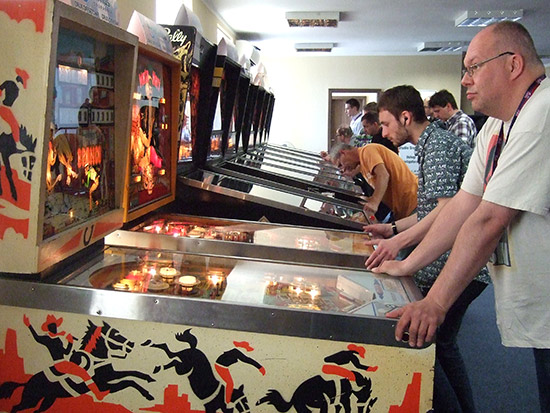 Marcin’s EM Bronco and Mata Hari machines during one of the tournaments
