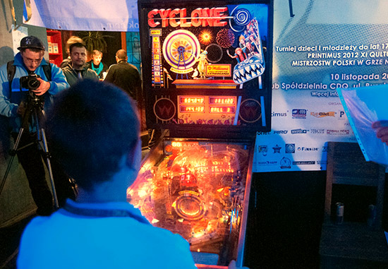 A Cyclone for the winner of the Polish Pinball League 2012