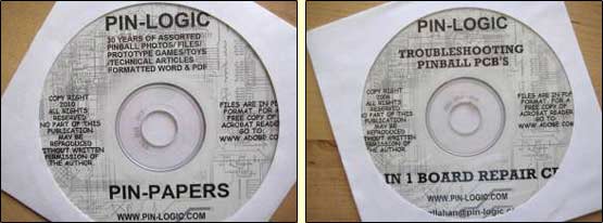 The Pin-Papers and 6 in 1 board repair CDs
