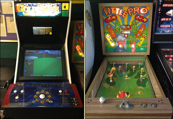Golden Tee and Little Pro