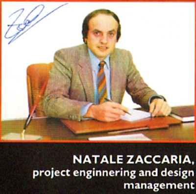 Natale from a Zaccaria Pinball publicity brochure in the '80s