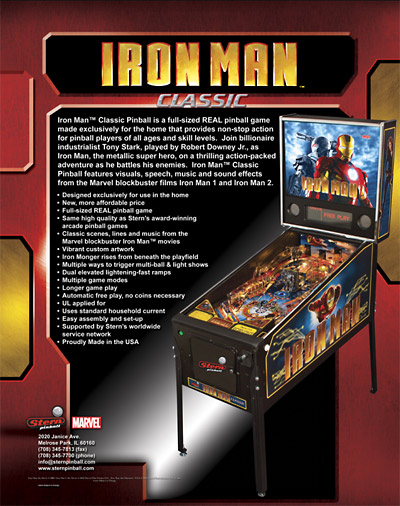 The Iron Man Classic flyer