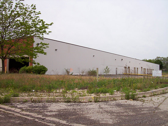 The former Bally factory in May 2010 