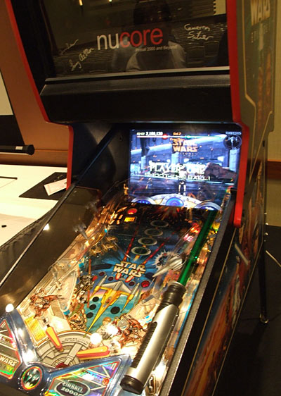 A Nucore-equipped Pinball 2000 machine