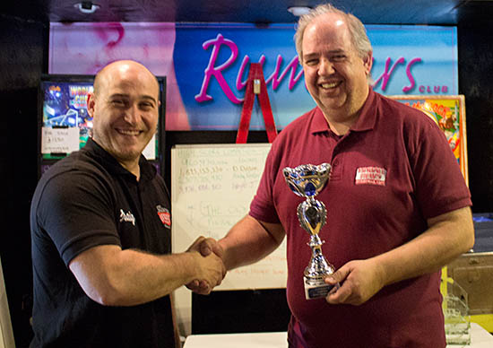 Craig then presented the fourth place trophy to Martin Ayub