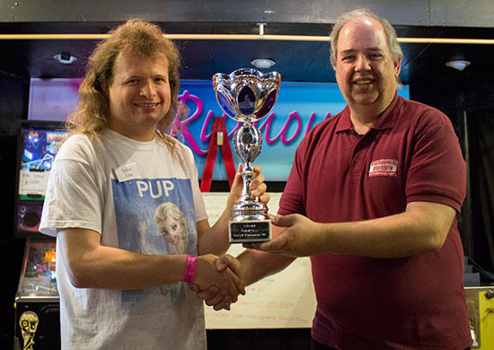 Winner of the Pinball News PinGolf Tournament, Andy Foster