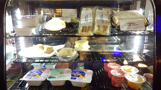 Sandwiches, yoghurts and other chilled snacks