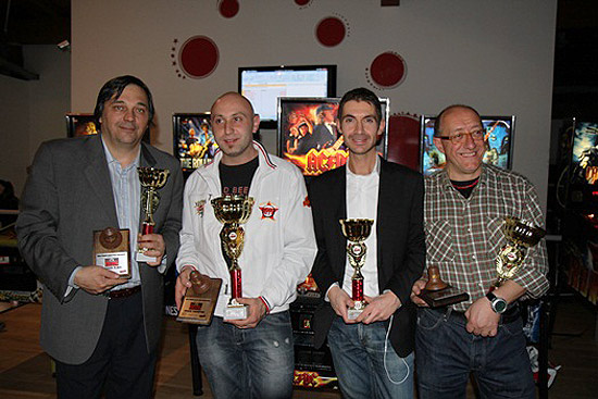 The top four in the Launch Party tournament